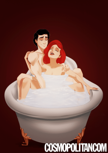 Escenas de 50 Sombras con personajes de Disney