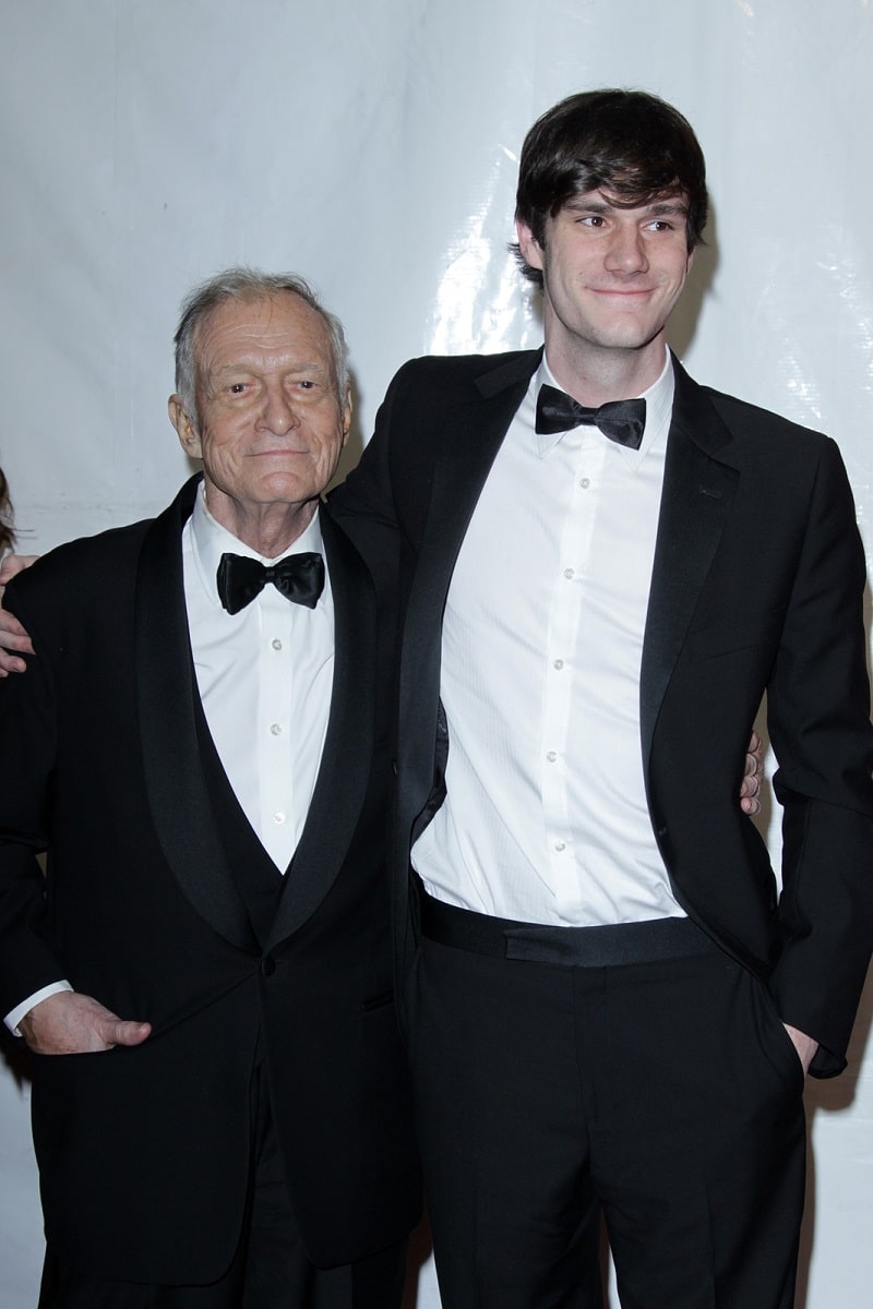 Hugh Hefner y su Hijo Cooper Hefner