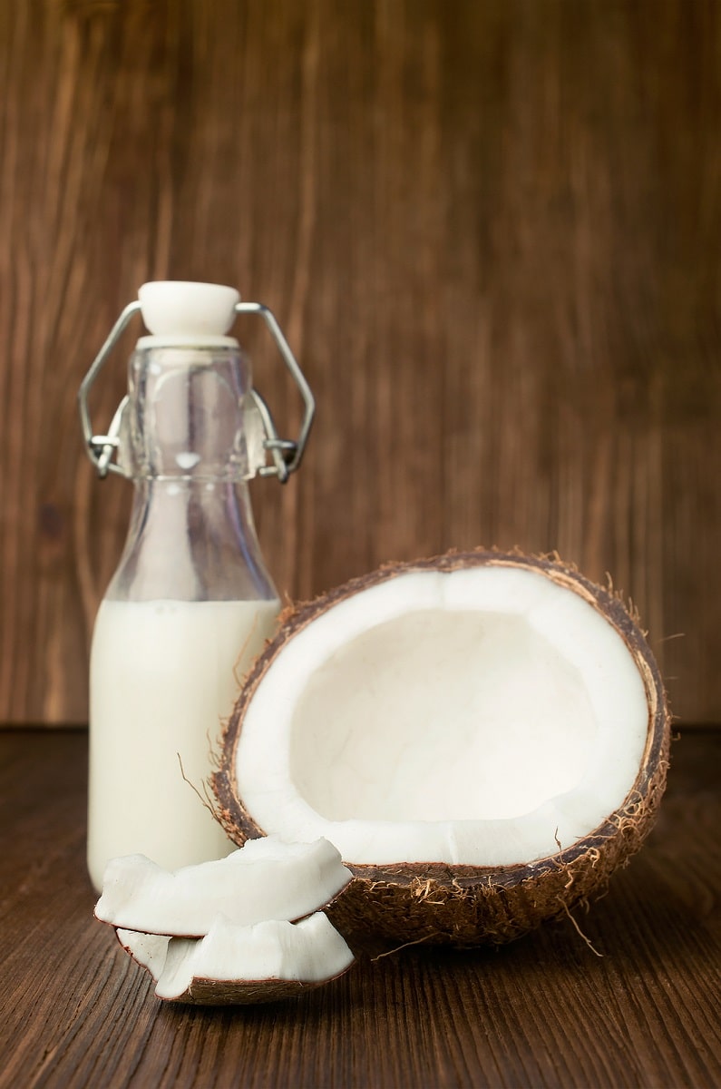receta de leche de coco casera