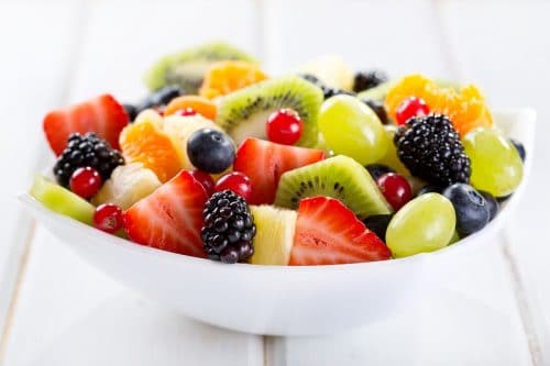 frutas bajas en azúcar