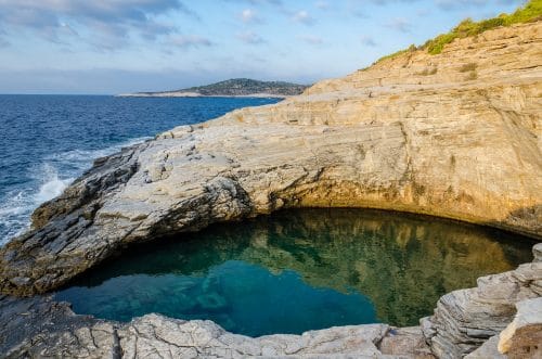 piscina natural en Grecia