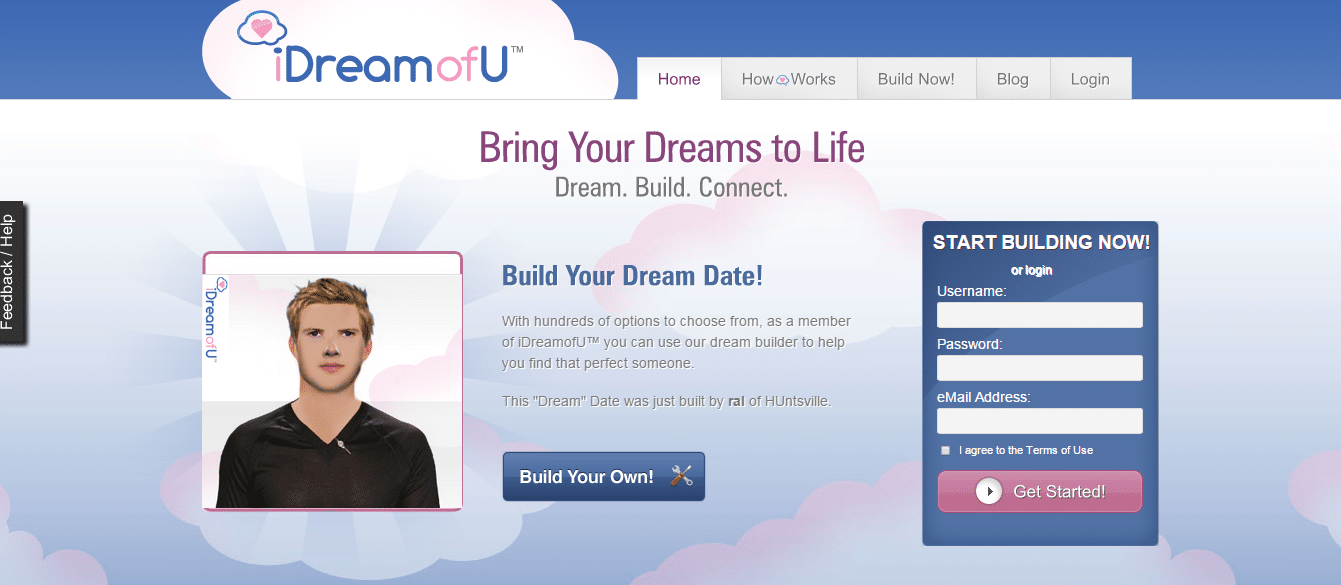 sitio web para crear al hombre de mis sueños