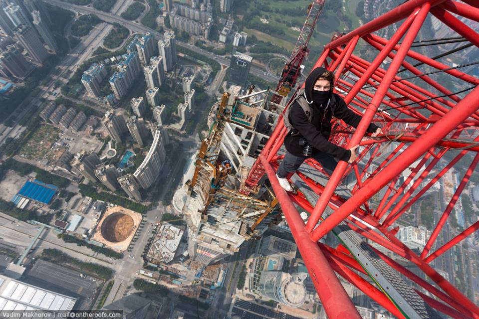 Selfie en el segundo edificio más alto del mundo