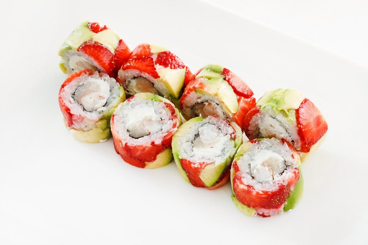 receta de sushi de frutas
