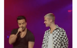 Justin Bieber y Luis Fonsi cantando "Despacito" en Puerto Rico
