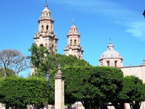 Morelia México es un Patrimonio de la Humanidad por la UNESCO centro historico de Morelia. Catedral de Morelia