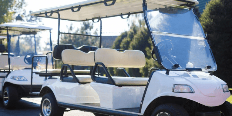 carros de golf, carros de golf en una empresa, carro de golf para resort